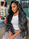 40 Inch Long Body Wave Wig 13x4 HD Lace Frontal Pull & Go Human Hair Wigs - KissLove Hair