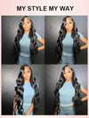 40 Inch Long Body Wave Wig 13x4 HD Lace Frontal Pull & Go Human Hair Wigs - KissLove Hair