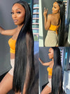 40 Inch 13x4 HD Lace Wig Bone Straight Long Human Hair Wigs Pull&Go Glueless Wig - KissLove Hair