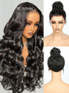 KissLove Glueless Invisi-Drawstring 360 Lace Wig Body Wave Pre Everything Kinky Edge Lace Frontal Wigs - KissLove Hair