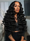 Bleached Knots 360 Lace Wigs Pre Plucked Loose Deep Wave Human Hair Wigs - Kisslove Hair