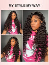 Bleached Knots 360 Lace Wigs Pre Plucked Loose Deep Wave Human Hair Wigs - Kisslove Hair