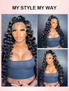 Bleached Knots 360 Lace Wigs Pre Plucked Loose Deep Wave Human Hair Wigs - Kisslove Hair