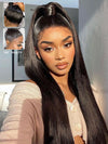 Kisslove Beginner Friendly Snug Fit 360 Lace Frontal Wig Bone Straight Hair Wigs With Invisi-Drawstring - Kisslove Hair