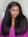 Kisslove Light Yaki Straight Hair Invisi-Drawstring 360 Lace Wig Pre-Everything Glueless Wigs - Kisslove Hair