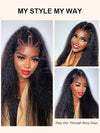 Kisslove Light Yaki Straight Hair Invisi-Drawstring 360 Lace Wig Pre-Everything Glueless Wigs - Kisslove Hair