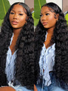 40 Inch 13x6 HD Lace Front Wig Loose Deep Wave Pre Plucked Glueless Long Human Hair Wigs - KissLove Hair