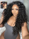 [4C Wig] 5x5 HD Lace Wig Kinky Curly Hairline Deep Wave 100% Human Hair Wigs