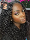[4C Wig] Curly Edges Hairline 13x4 13x6 HD Lace Wigs Jerry Curly 14A Virgin Hair - KissLove Hair