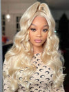 13x6 Lace Wig 613 Honey Blonde Hair 3D Body Wave Human Hair Wigs - KissLove Hair