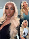 13x6 Lace Wig 613 Honey Blonde Hair 3D Body Wave Human Hair Wigs - KissLove Hair