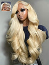 13x6 Lace Wig 613 Honey Blonde Hair 3D Body Wave Human Hair Wigs - KissLove Hair