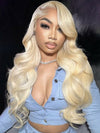 613 Honey Blonde Hair 13x4 HD Lace Front Human Hair Wigs 3D Body Wave - KissLove Hair