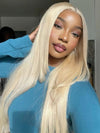 Layered 613 Blonde Wig 13x4 HD Lace Front Human Hair Wigs Brazilian Straight Hair - KissLove Hair