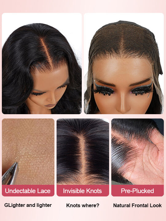 Kinky Curly Hair 13x4 HD Lace Frontal Wig Pre Plucked Pull and Go Glueless Real HD Lace Wig - KissLove Hair