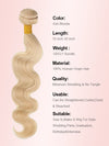 Ash Blonde Bundles With 5x5 13x4 Lace Frontal Closure Body Wave Human Hair