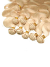 Ash Blonde Bundles With 5x5 13x4 Lace Frontal Closure Body Wave Human Hair