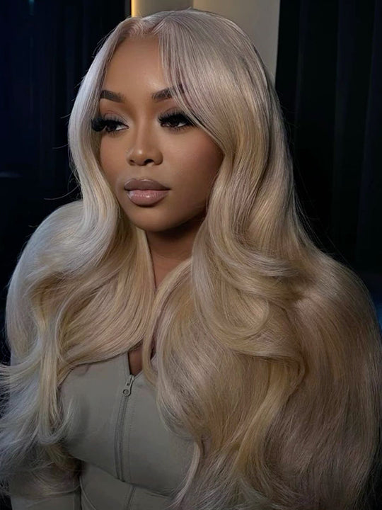 [$100 Off Sale] Butterfly Curtain Bangs Body Wave 13x6 Lace Front Human Hair Wigs