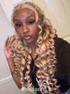 [20“=$139] Ash Blonde Hair 13x4 Transparent Lace Frontal Wig Fast 2 Days Shipping