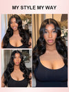 Body Wave 4*4 Transparent HD Lace Closure Wig Glueless Lace Front Human Hair Wigs - KissLove Hair