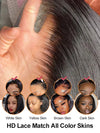 13x6 HD Lace Front Wig Water Wave Pull & Go Drawstring Glueless Wigs Pre Bleached Knots - KissLove Hair
