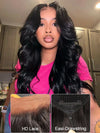 Pre-Bleached Knots Body Wave 13x4 HD Full Lace Frontal Wig Upgrade Ready to Go Wigs - KissLove Hair