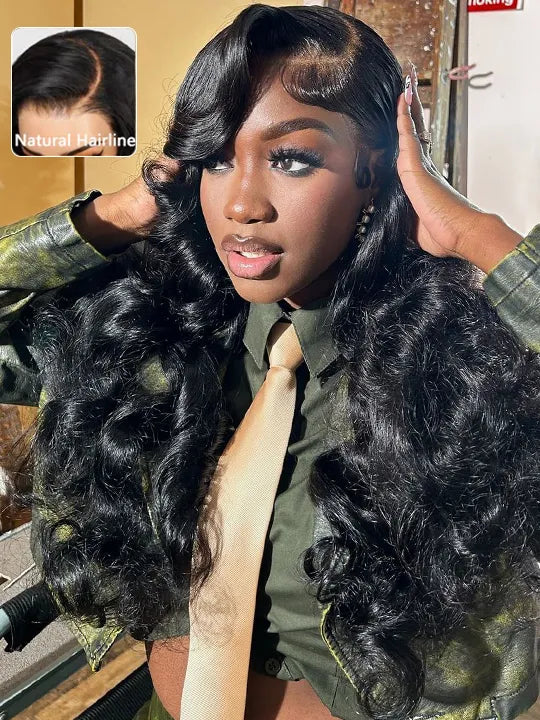 Pre-Bleached Knots Body Wave 13x4 HD Full Lace Frontal Wig Upgrade Ready to Go Wigs - KissLove Hair