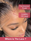 13x6 HD Lace Front Wig Water Wave Pull & Go Drawstring Glueless Wigs Pre Bleached Knots - KissLove Hair