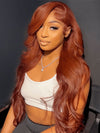 BOGO KissLove Copper Brown 5x5 13x4 Lace Front Wig Body Wave & Jerry Curly Hair