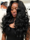 Bouncy Ocean Wave Glueless 13x4 13x6 Lace Frontal Wig Pre Plucked Human Hair Wigs