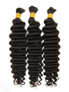 Brazilian Bulk Hair For Braiding Human Hair Deep Wave Braids Human Hair Extension No Weft