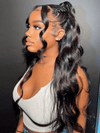 Full Lace Wig Body Wave Brazilian Human Hair Wigs Pre Plucked Real Scalp Invisi-Drawstring Cap - KissLove Hair