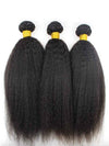 Brazilian Kinky Straight Virgin Human Hair Weave Bundle Deals 10A - KissLove Hair