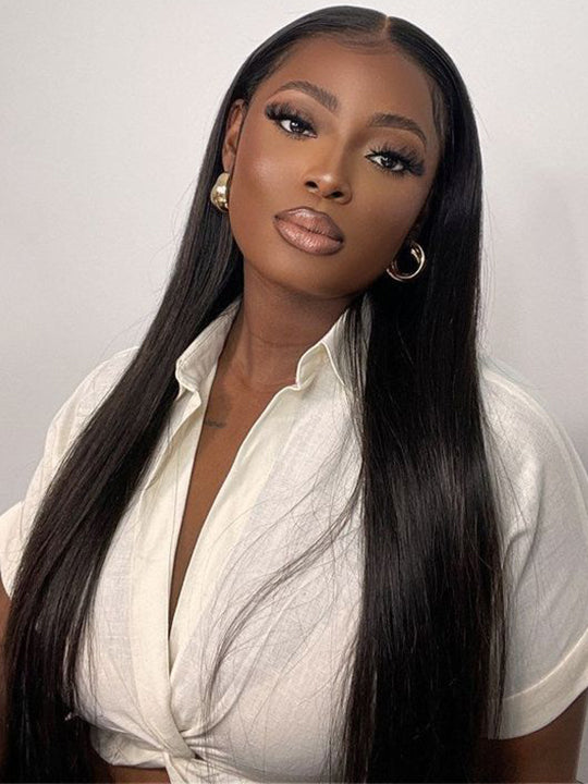 [2 Wigs 22]Deep Part Lace Closure Straight Wig & 6x4.5 Body Wave Wig