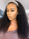 Jerry Curly Hair Headband Wig Glueless 10A Brazilian Virgin Hair Human Hair Wigs - KissLove Hair
