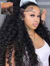 Bleached Knots 5x5 13x4 HD Lace Frontal Wigs Deep Wave Virgin Human Hair Wigs - KissLove Hair