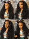 Kisslove Invisi-Drawstring Cap 360 Lace Wig Deep Wave Glueless Human Hair Wigs - Kisslove Hair