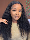 Deep Wave Headband Wig 10-28inch Glueless Human Hair Wigs - KissLove Hair