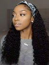 Deep Wave Headband Wig 10-28inch Glueless Human Hair Wigs - KissLove Hair