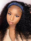 Deep Wave Headband Wig 10-28inch Glueless Human Hair Wigs - KissLove Hair
