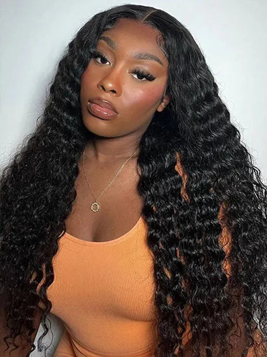 [2 Wigs 22]13x6 Lace Front 99J Burgundy Body Wig  & 5x5 Deep Wave Wig