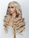 [Flash Sale] Ash Blonde Hair 13x4 Transparent Lace Front Wig 250% Density