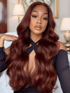 [Clearance] Reddish Brown Body Wave 13x4 Lace Front Human Hair Wigs