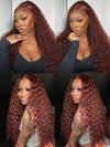 [Wear & Go] Breathable Air Wig Reddish Brown 5x5 13x4 Lace Front Human Hair Wigs