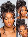 Full Lace Wig Body Wave Brazilian Human Hair Wigs Pre Plucked Real Scalp Invisi-Drawstring Cap - KissLove Hair