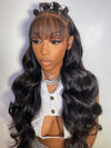 Full Lace Wig Body Wave Brazilian Human Hair Wigs Pre Plucked Real Scalp Invisi-Drawstring Cap - KissLove Hair