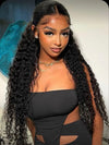 38 40 Inches Long Wig Pre Plucked 13x4 Transparent Lace Frontal Wig Glueless Wigs - KissLove Hair