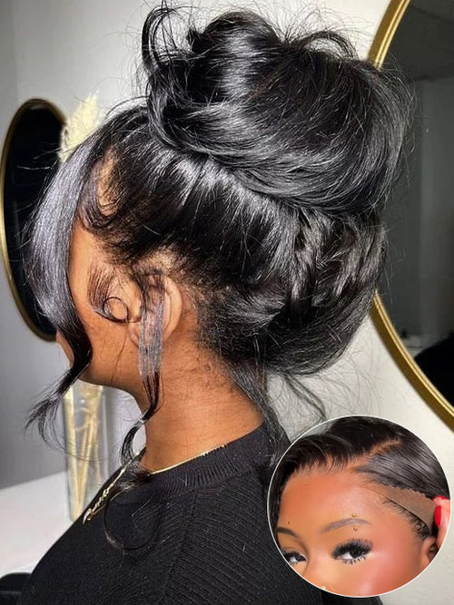 Kisslove Hair Body Wave Invisi-Drawstring 360 Lace Wig Pre Everything Glueless Lace Frontal Wigs