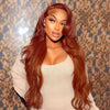 BOGO KissLove Copper Brown 5x5 13x4 Lace Front Wig Body Wave & Jerry Curly Hair