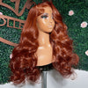 BOGO KissLove Copper Brown 5x5 13x4 Lace Front Wig Body Wave & Jerry Curly Hair